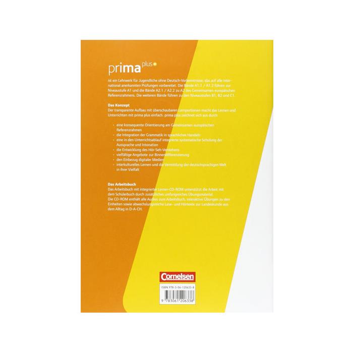 Prima Plus A1.1 Arbeitsbuch Mit Cd