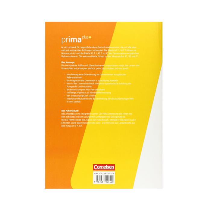 Prima Plus A1.2 Arbeitsbuch Mit Cd